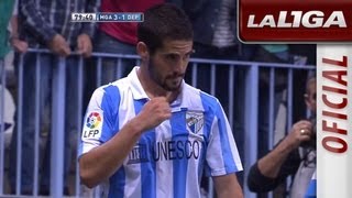 Gol de Isco 31 en el Málaga CF  Deportivo de la Coruña  HD [upl. by Trabue]