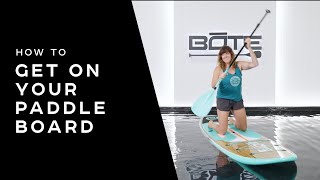 How To Get On Your Paddle Board [upl. by Rabiah874]