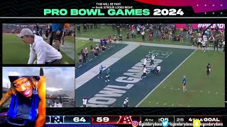 Reacting to NFC vs AFC 2024 NFL Flag Football Pro Bowl FINALE Game Highlights Reaction [upl. by Milissa]