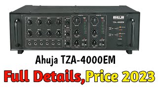 Ahuja TZA4000em Amplifier full details and price  ahuja 400 watt dual zone amplifier [upl. by Leunammi]