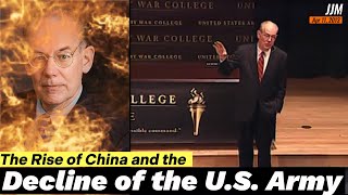 John J Mearsheimer Land PowerThe Decline of the US Army and the Rise of China [upl. by Sira708]