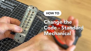 HowTo Change the Code CL50 CL100 CL200 CL400 and CL500 Mechanical Codelocks [upl. by Hsejar923]