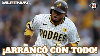 LUIS ARRÁEZ prendió La Regadera en inicio de la postemporada Braves vs Padres en vivo  DIAMANTE 23 [upl. by Annnora]