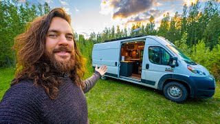 Van Camping in ALASKA I MADE IT [upl. by Tahp]