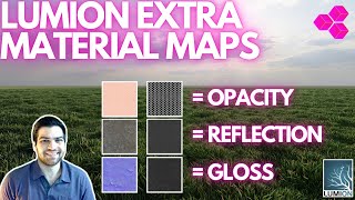 How to import GLOSSREFLECTIONOPACITY Maps into LUMION using Photoshop [upl. by Arand]