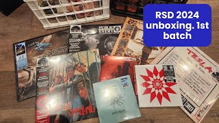 RSD 2024 Unboxing Record Store Day Preview Vinyl Record Unboxing Check out the 1st batch [upl. by Ennovyhs]