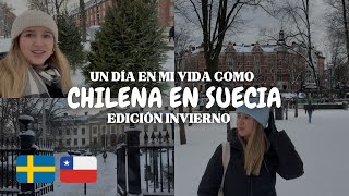 Un día en mi vida como chilena en Suecia 🇸🇪  INVIERNO ☃️ [upl. by Nedlog]