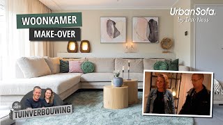 UrbanSofa  Moderne Quinn hoekbank en stoere zwarte boomstamtafel Landon Live Edge  S6E05 [upl. by Cherish52]