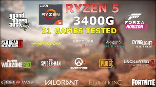 Ryzen 5 3400G Vega 11 in late 2022  21 Games Tested [upl. by Doughman]