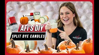 How to Make a Fall Layered Candle [upl. by Aniaz]