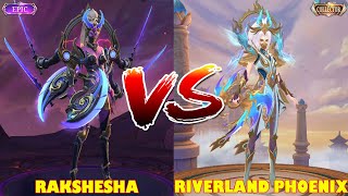 SKIN COMPARISON HANABI COLLECTOR RIVERLAND PHOENIX MOBILE LEGENDS [upl. by Adli932]