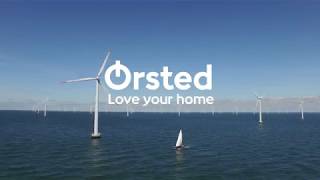 The view of green energy at Nysted Offshore Wind Farm [upl. by Yate]