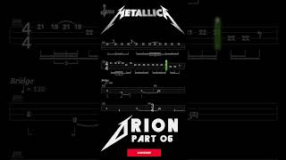 Metallica Orion Bass Line Part 06  Bass Solo By ChamisBass chamisbass basstabs metalica [upl. by Naik]