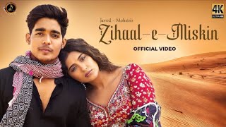 zihaal e miskeen  4k full screen ❣️ Zihale masti mukund ranjish new song lyrics 👑 Viral music07 [upl. by Ahserkal]