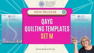 PQW Quilt As You Go Quilting Templates  Set M [upl. by Wahkuna]