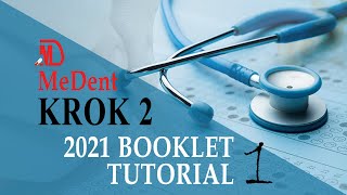 KROK 2 2021 BOOKLET JULY  TUTORIAL 1 [upl. by Anattar181]