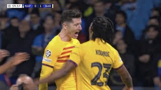 Lewandowski Goal vs Napoli  Napoli vs Barcelona  highlights [upl. by Keegan]