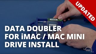 How to Install a Drive in the OWC Data Doubler for iMac and Mac mini [upl. by Casaleggio266]