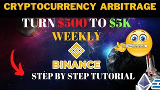 Profitable Cryptocurrency Arbitrage Trading Strategy 2023  TURN 500 to 5K WEEKLY [upl. by Zil]