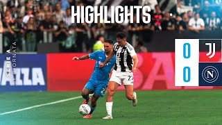 Highlights  Juventus  Napoli 00  Serie A  5ª giornata [upl. by Hsiwhem]