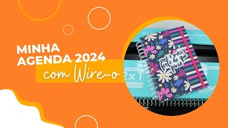 Minha Agenda 2024 Encadernação com Wireo passo a passo  Marpax [upl. by Rohpotsirhc127]