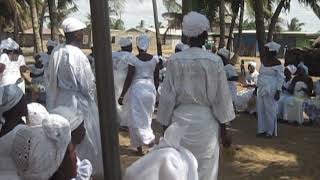 AfaEfa drumming at Dzita in the memory of Papa Akakpo the son of Akpoto of Dzita Afa is great [upl. by Akcirehs]