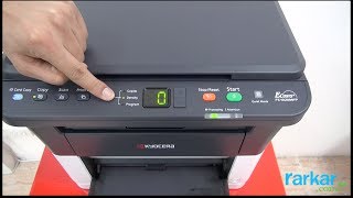 KYOCERA FS1020MFP วิธีพิมพ์ Status page [upl. by Orbadiah]