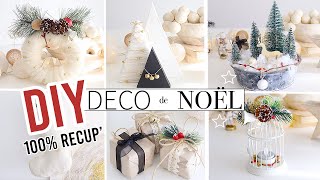 6 DIY DECO DE NOEL 🎄 avec QUE DE LA RECUP petit budget facile christmas decoration [upl. by Norej984]