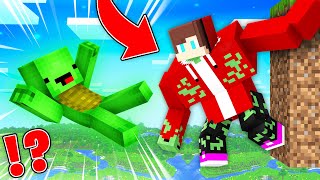 JJ MUTANT BUILT THE HIGHEST PARKOUR in Minecraft JJ And Mikey Maizen [upl. by Filia]