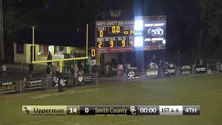 SCHS vs Upperman Football Livestream [upl. by Anaihs]