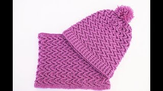 Gorro y cuello crochet muy fácil y rápido MAJOVEL CROCHET [upl. by Ahsiri]