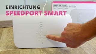 Speedport Smart einrichten Telekom Router anschließen  so gehts [upl. by Ekalb]