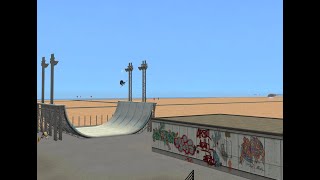 Sims 2 Speedbuild Urbzinspired Skatepark with FUNCTIONAL HALFPIPE [upl. by Clayberg]