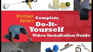 Everlast Epoxy Flooring Installation  HowToInstall Everlast Epoxy Flooring [upl. by Annaeel]