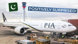 TRIPREPORT  PIA  Pakistan International ECONOMY  Karachi  London Heathrow  Boeing 777300ER [upl. by Lia643]