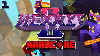 Minecraft Hexxit 2 Hardcore  Ep 1 [upl. by Auhso]