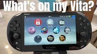 Whats On My PS Vita Games Homebrew and More [upl. by Launame]