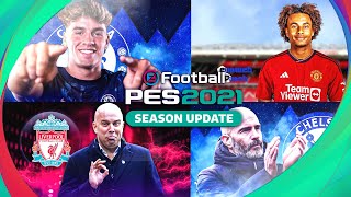 Option File EvoWeb Patch 202425 PES 2021 Season Update Premier League Edition [upl. by Madson]