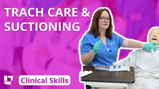 Tracheostomy Care and Suctioning  Clinical Nursing Skills LevelUpRN​ [upl. by Anaehr]