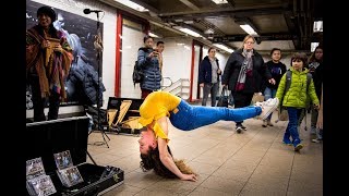 SOFIE DOSSI BREAKS THE 10 MINUTE PHOTO CHALLENGE RECORD IN NYC SUBWAY [upl. by Edy]