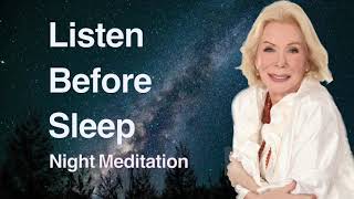 Night meditation by Louise Hay  No ads [upl. by Haon771]