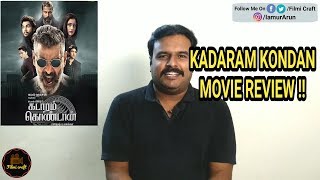 Kadaram kondan Review by Filmi craft  Vikram  Akshara Hassan  Rajesh Selva [upl. by Latsirhc]