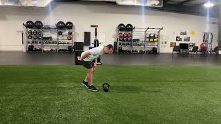 Staggered Stance Deadlift  Contralateral [upl. by Mlawsky575]