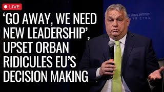 Hungary Prime Minister LIVE  Viktor Orbán Slams European Leadership Ahead of Elections  TN World [upl. by Akenna18]