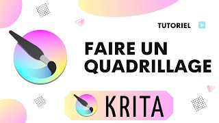 Comment faire un quadrillage sur krita [upl. by Adyeren]