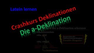 Crashkurs Deklinationen  aDeklination Latein schnell erklärt [upl. by Ileray]