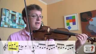 How to study the Allegro by Fiocco for violin and piano [upl. by Tory]