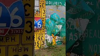 MEADVILLE PA knows how to recycle old road signs recycle art [upl. by Beauvais50]