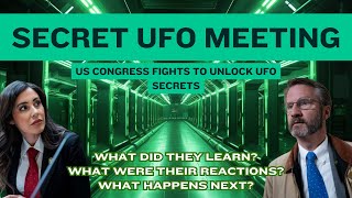 SECRET UFO MEETING  Shocked US Congress Talk Interdimensional Tech amp Plan For More Public Hearings [upl. by Aiynot589]