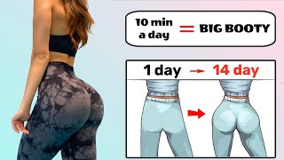 Best Booty Workout for Butt Growth in Just 10 MinDay at Home 🔥 100 EFFECTIVE amp FAST RESULT 🍑 [upl. by Lehet]